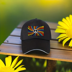 Pride Peace Flag Rainbow Flag Baseball Cap Universal Cap