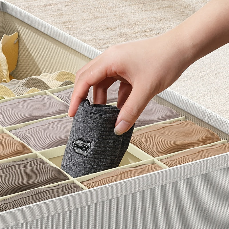Stylish Oxford Cloth Flip Underwear Storage Box
