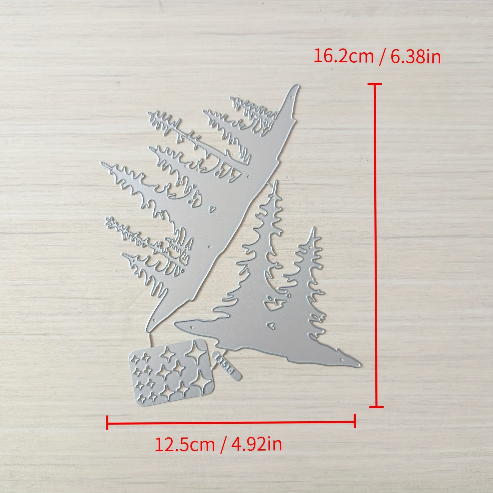 1pc Christmas Metal Cutting Dies Stencils Christmas Tree Letter Sleigh Scrapbook