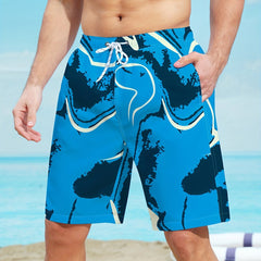 Men's Swim Trunk with Drawstring Waist Band for Beach Pool