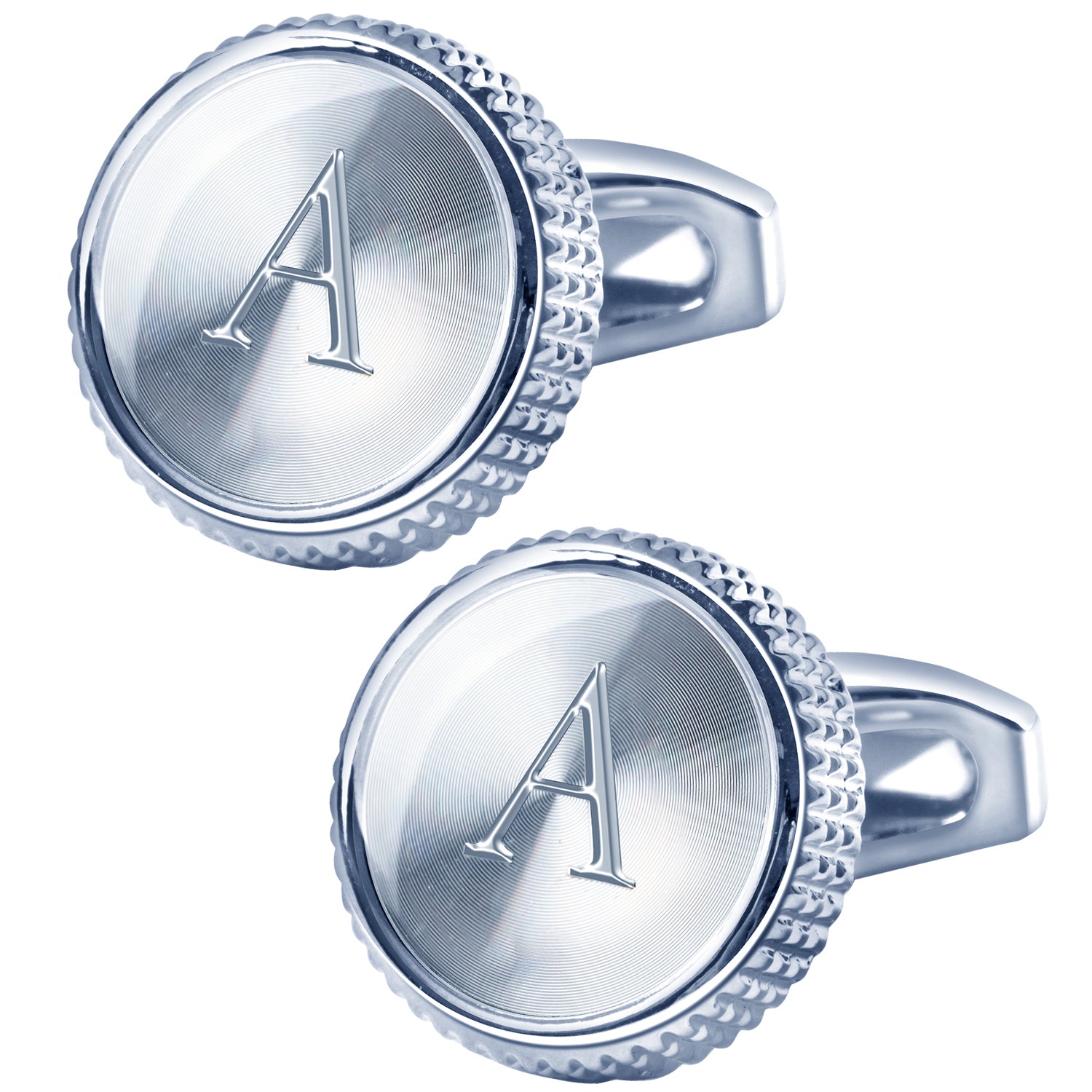 Men's Classic Letter Cufflinks for Business Casual