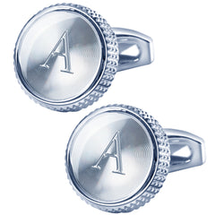 Men's Classic Letter Cufflinks for Business Casual