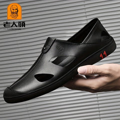 Men's Lightweight Hollow Out Slip On Sandals Non Slip Dress Shoes