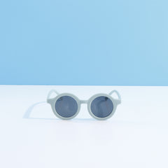 Girls Casual Polarized Sunglasses Vintage Round Frame UV Protection