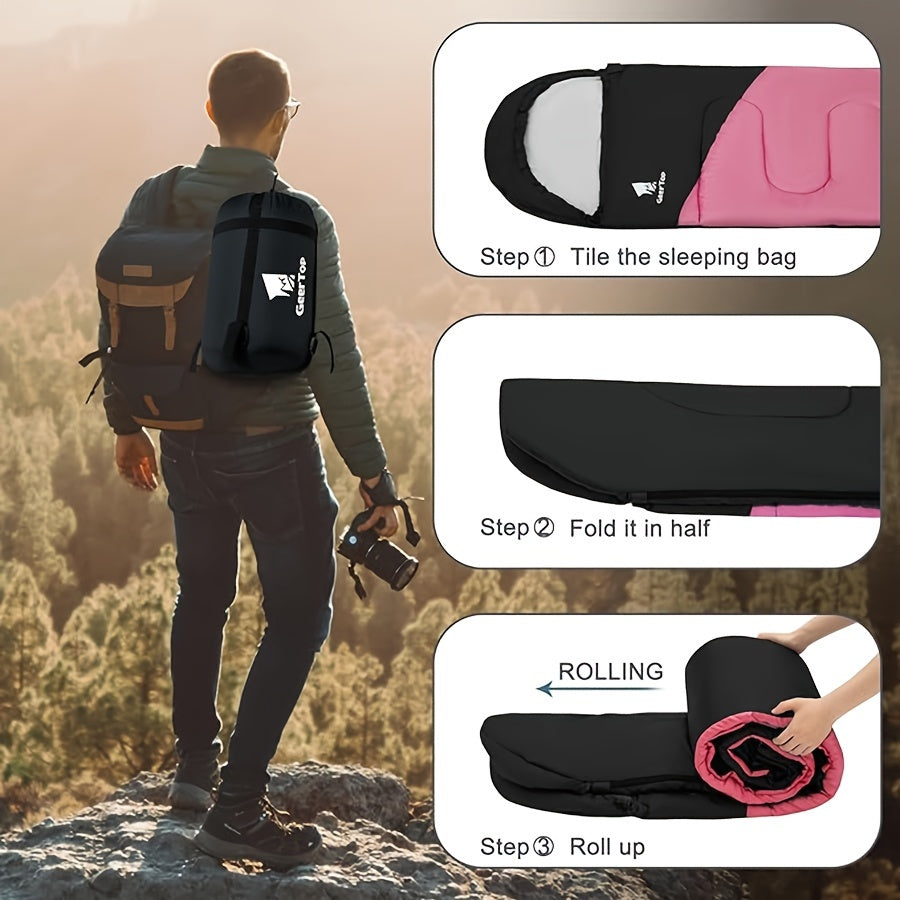 Lightweight Warm Sleeping Bag For Camping Hiking