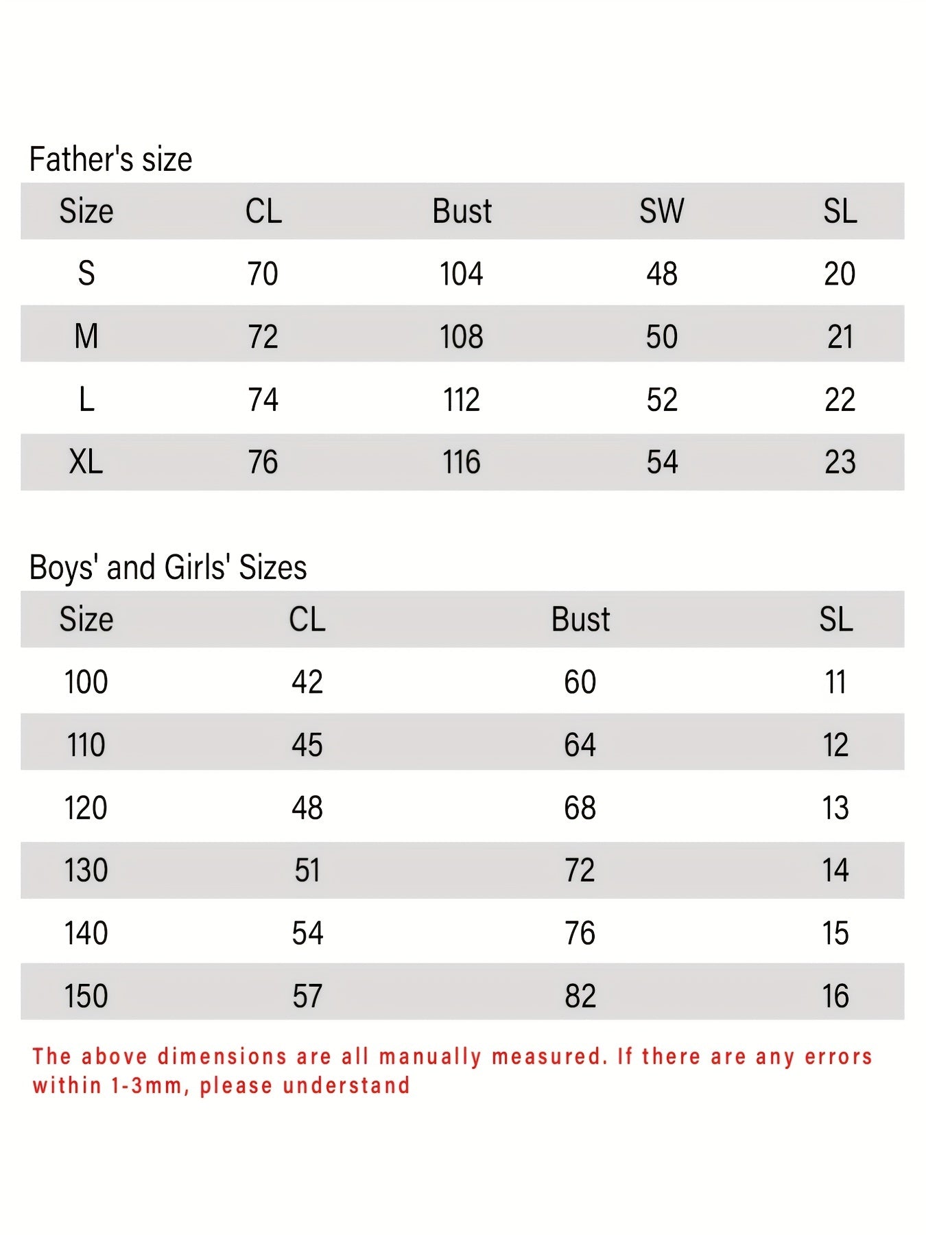 Parent & Me Daddy & Baby Parent Child Letters Print T Shirt