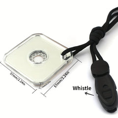 Outdoor Signal Mirror with Rope & Whistle