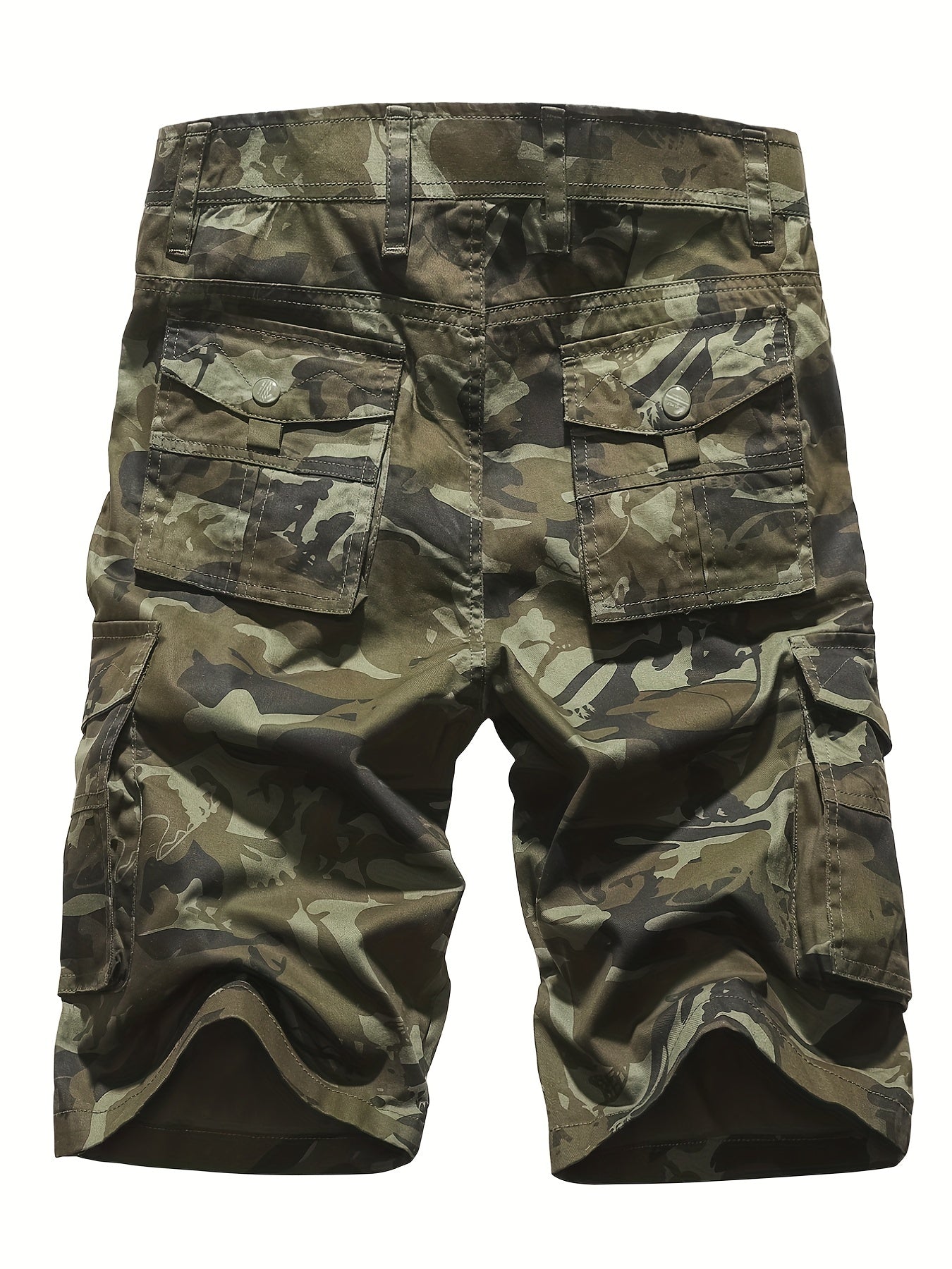 Men's Camo Cargo Shorts Military Casual