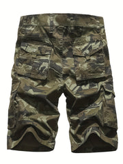 Men's Camo Cargo Shorts Military Style Casual Shorts