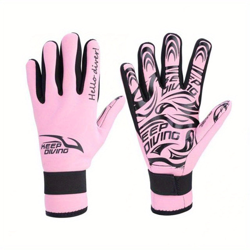 Neoprene Water Sports Gloves Non Slip Warm Five Finger