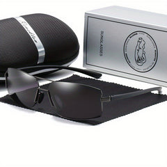 RENEKTON Men's Stainless Steel Sunglasses Frameless Series 128
