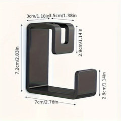 Plastic Washbasin Holder Adhesive Rack Hook Bathroom Shelf Hook