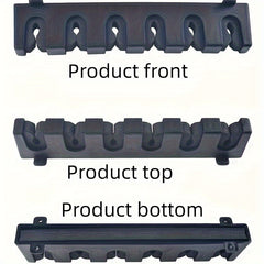 2pcs Wall Mounted Fishing Rod Holders For 6 Rods Storage