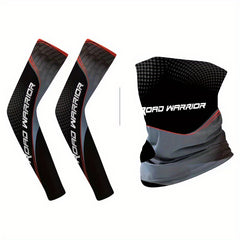 Men's UV Protection Sleeves & Face Towel for Outdoor Sports