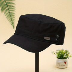 Solid Cotton Newsboy Hat Lightweight Flat Cap