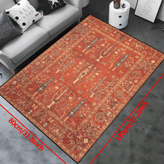 Boho Print Non-slip Rug Washable Carpet for Living Room Bedroom