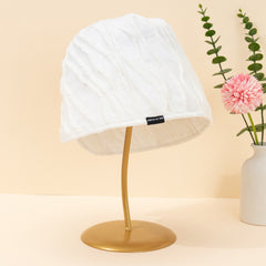 Solid Bucket Hat Lightweight Breathable Women's Elastic Adjustable
