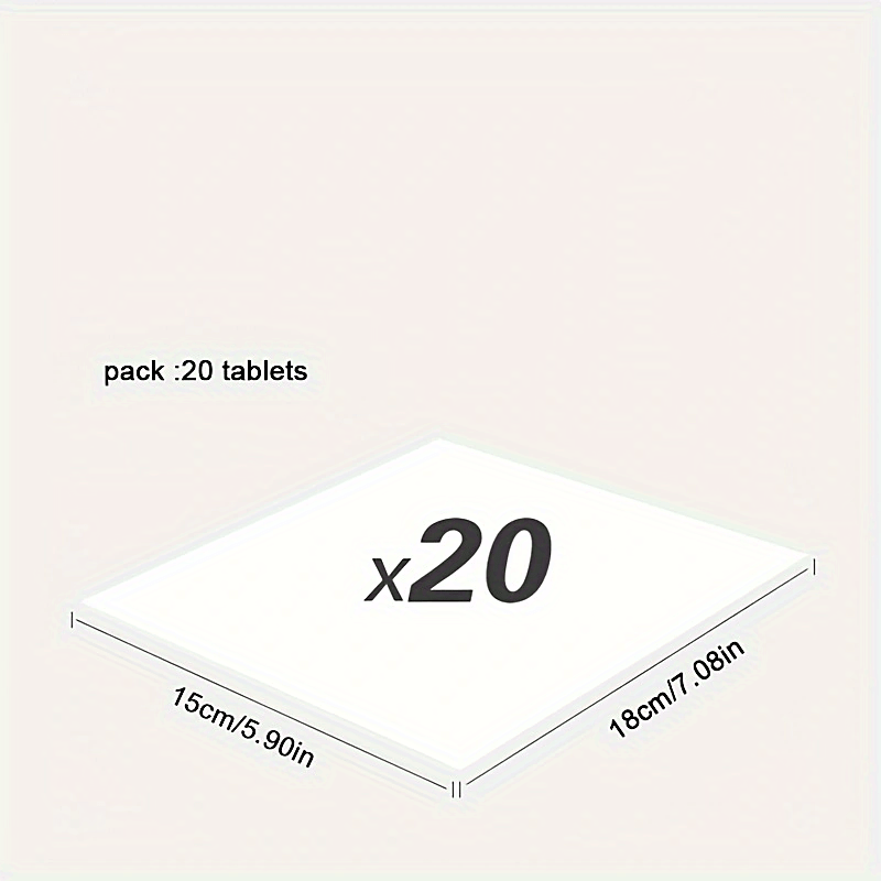 20pcs Pack Outdoor Camping Hand & Mouth Cleaning Wipes Disposable Nonwoven Wipes