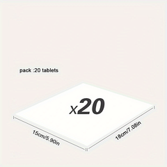 20pcs Pack Outdoor Camping Hand & Mouth Cleaning Wipes Disposable Nonwoven Wipes
