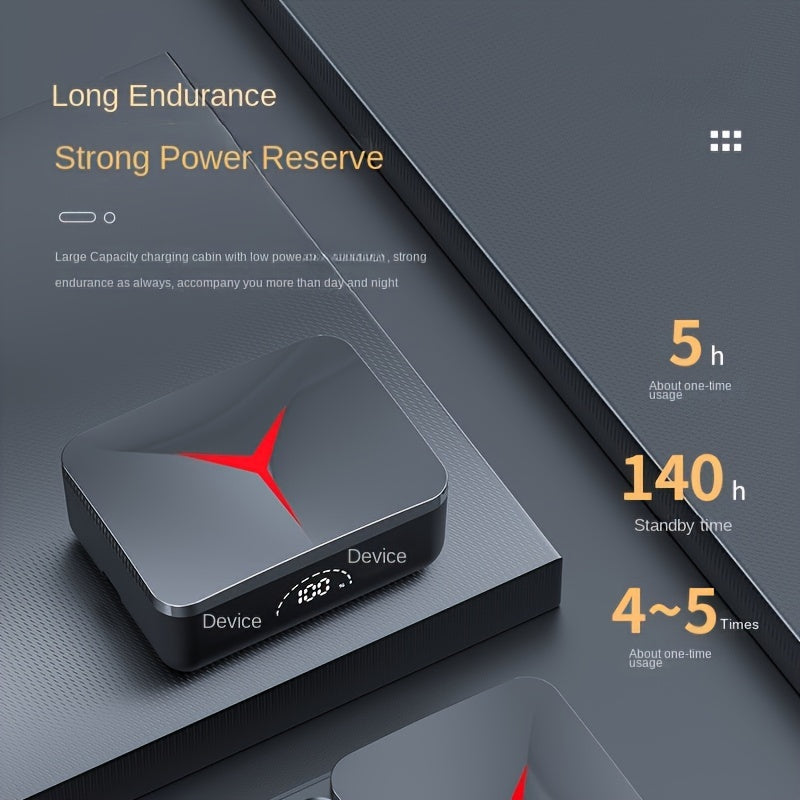 Wireless Sports Earphones with Extended Life and Large Screen Display