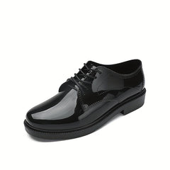 Men's Lace Up Faux Leather Business Shoes
