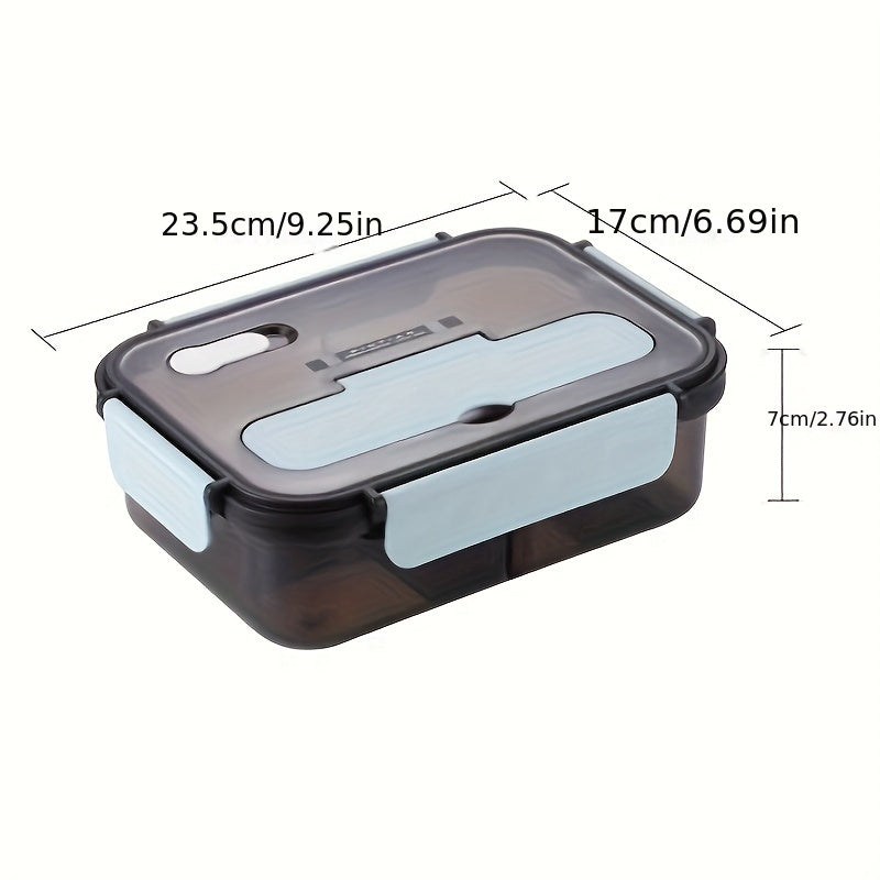1.5L Portable Lunch Box Bento Box for Outdoor Adventures & Workplace