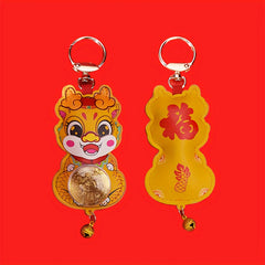 Golden Dragon Key Chain Pendant Cartoon Keychain Bag Decoration