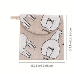 Portable Sanitary Napkin Storage Bag Coin Purse & Wallet