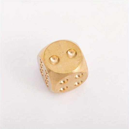 Solid Brass Dice for Party Drinking Game