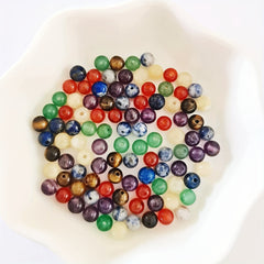 100pcs 7 Chakra Natural Stone Beads Crystal Energy Healing DIY Jewelry Making