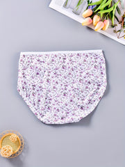 5 Pack Plus Size Panties Set High Waisted Soft B