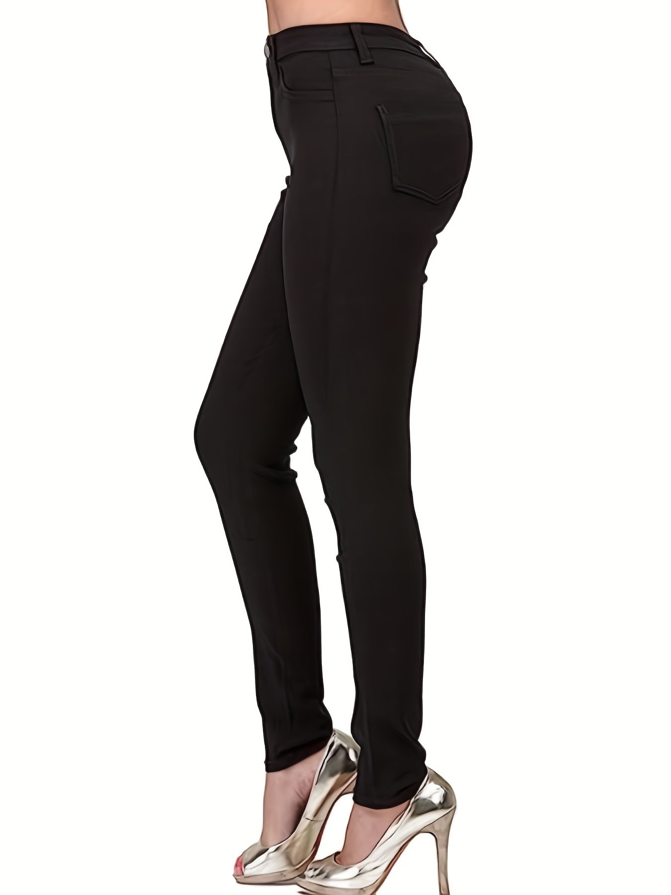Skinny Denim Pants High Waist Zipper Jeans Women's Clothing