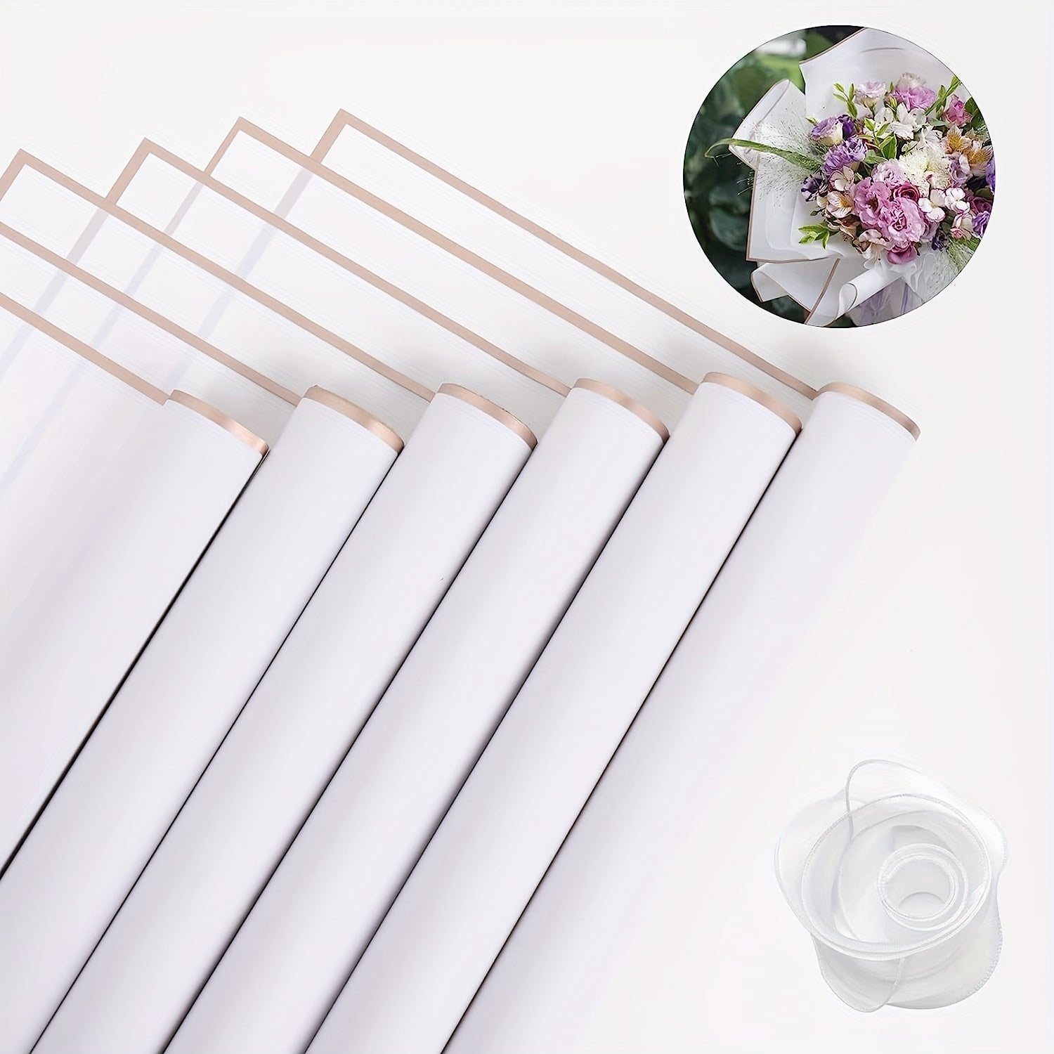 Waterproof Flower Wrapping Paper Floral Bouquet Supplies Wedding Birthday Gift