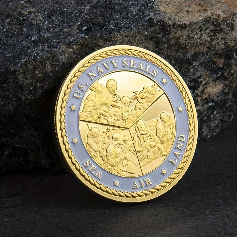 US Navy Seals Challenge Coin, Unique Collectible Gift for Kids