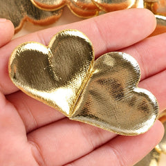 50pcs Golden 3D Sponge Heart Flower Throwing