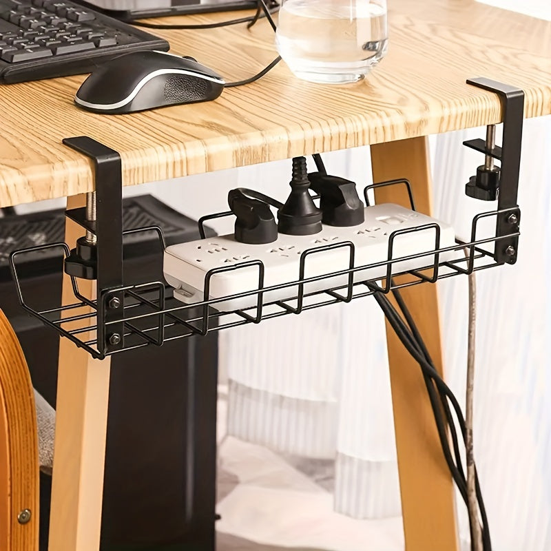 Under Desk Cable Organizer Tray | Efficient Workspace Upgrade