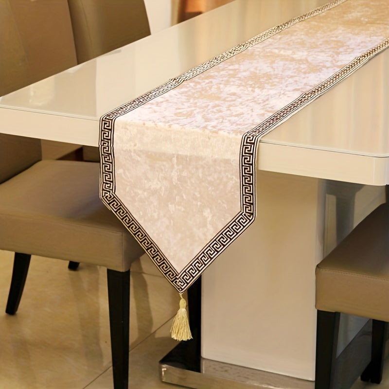 Chinese Style Table Runner Cloth Polyester Runner Home Decoration Size 210