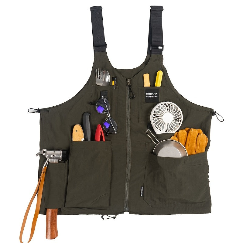 Quick Drying Waistcoat Satchel for Outdoor Camping Fishing