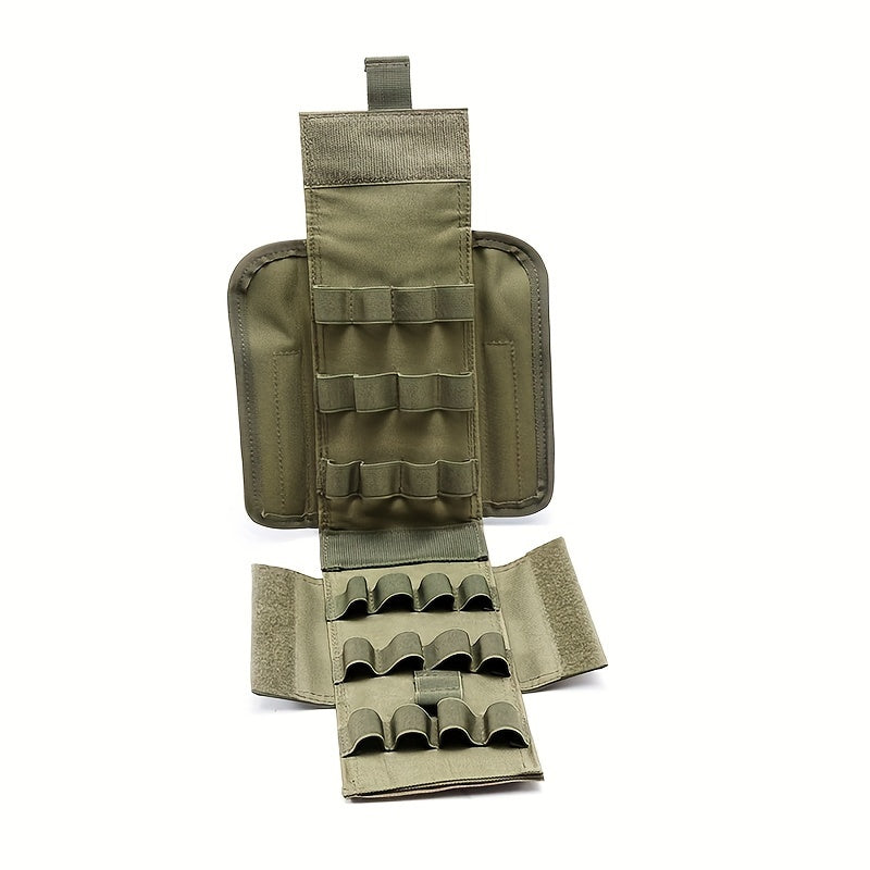 Molle Shell Holder 12G Shotshell Pouch 25 Rounds Ammo Reload Bag