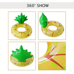 Summer Pineapple Inflatable Swimming Ring Safe Comfort Floating