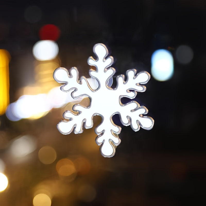 Glass Stickers Christmas Decorations Window Scenes Snowflake Door Stickers