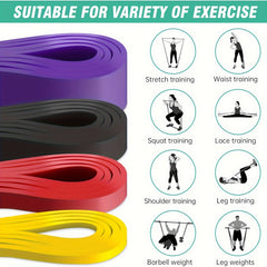 4pcs Yoga Resistance Bands Set for Legs Muscle Training