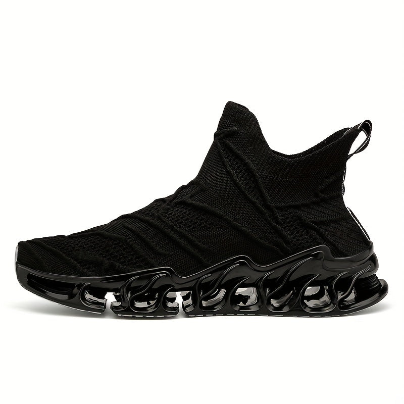 Men's Slip on Blade Sneakers Lightweight Breathable Athletic Shoes