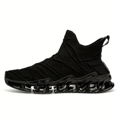 Men's Slip on Blade Sneakers Lightweight Breathable Athletic Shoes