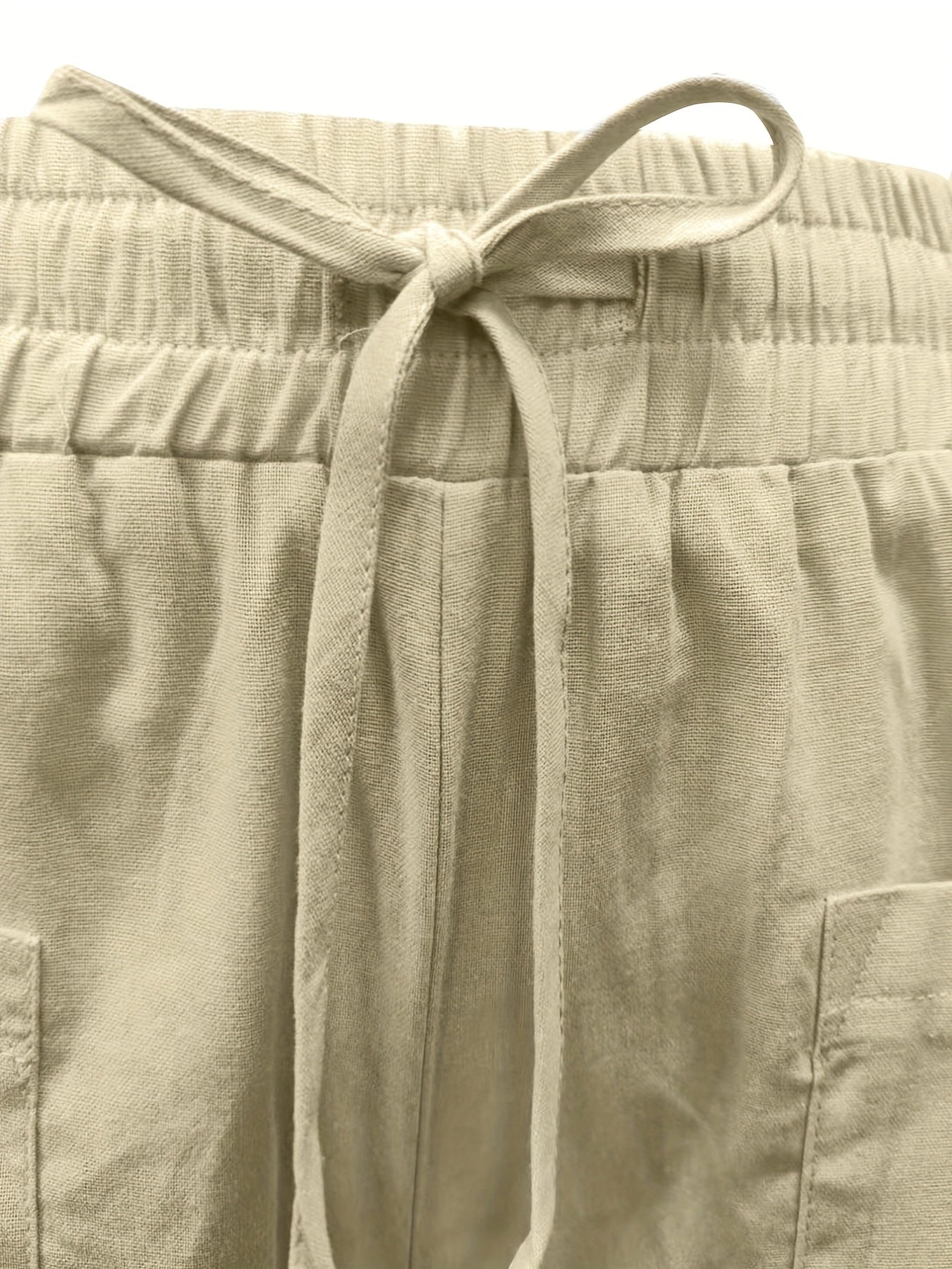 Dual Pockets Drawstring Shorts for Spring & Summer