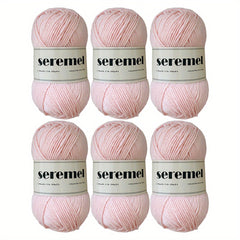 6pcs Acrylic Yarn Crochet Soft Yarn For Crocheting And Knitting 50g pc
