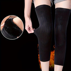 2pcs Cashmere Knee Pads Winter Warm Thick Wool Knee Protection