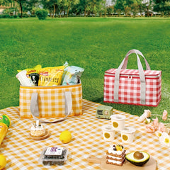Insulated Outdoor Picnic Bag Portable Basket Camping Basket
