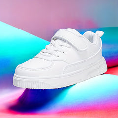 Kid's Solid Skate Shoes Non Slip Sneakers