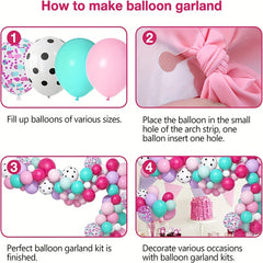 152pcs Surprise Party Balloon Garland Arch Set for Girls Birthday Baby Shower